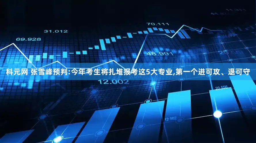科元网 张雪峰预判:今年考生将扎堆报考这5大专业,第一个进可攻、退可守