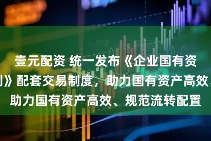 壹元配资 统一发布《企业国有资产交易操作规则》配套交易制度，助力国有资产高效、规范流转配置