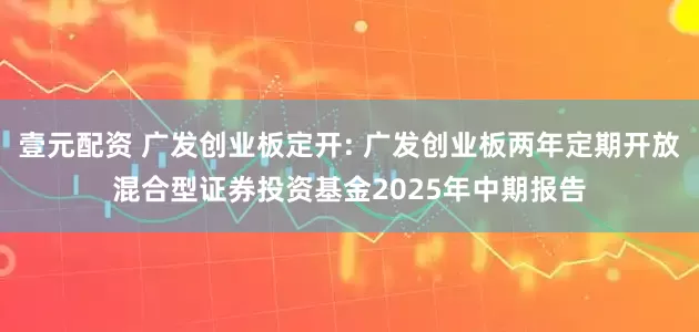 壹元配资 广发创业板定开: 广发创业板两年定期开放混合型证券投资基金2025年中期报告