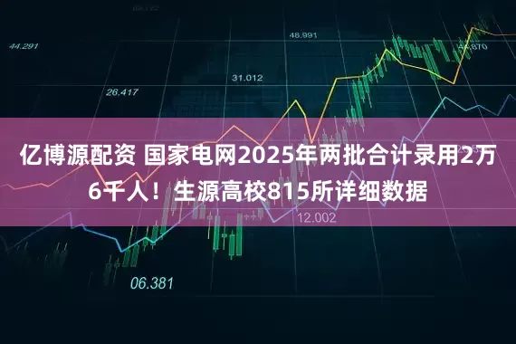 亿博源配资 国家电网2025年两批合计录用2万6千人！生源高校815所详细数据